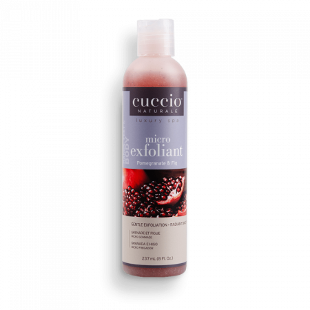 Cuccio Mikroszemcsés Bőrradír Gránátalmával és Fügével - Micro Exfoliant Daily Skin Polisher Pomegranate & Fig (237 ml)