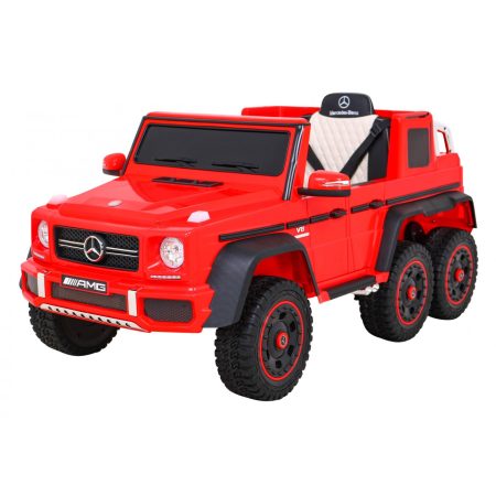 Elektromos kisautó Mercedes G63 4x4 piros