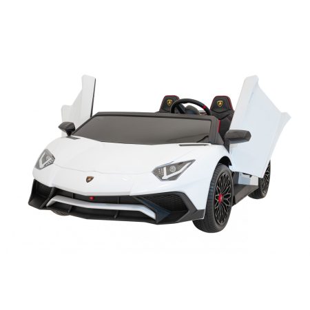 Gyermek elektromos kisautó Lamborghini Aventador SV fehér