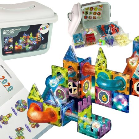 Mágneses kit labdapálya 75 részes