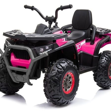 Gyermek elektromos quad XMX607 4x4 rózsaszínre festve
