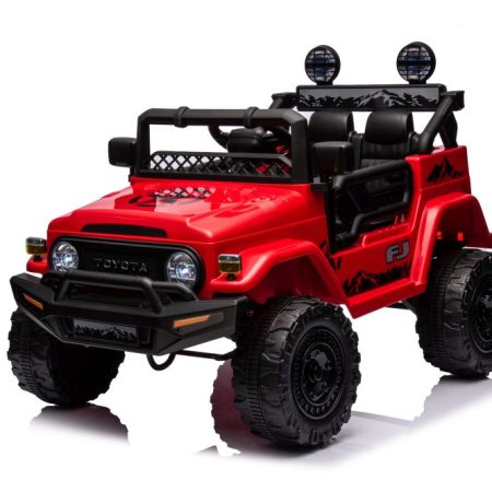 Elektromos kisautó Toyota FJ Cruiser 4x4 180W piros