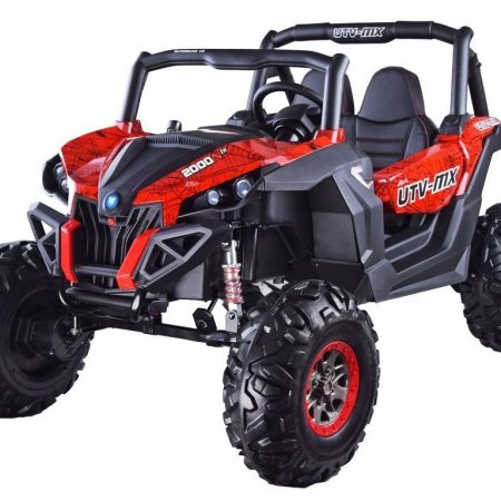 Elektromos kisautó Buggy SuperStar 4x4 pirosra festve