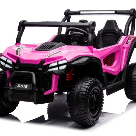 Gyermek elektromos kisautó S618 4x4 24V rózsaszín