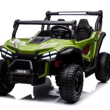Gyermek elektromos kisautó S618 4x4 24V zöld
