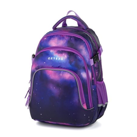 Diákhátizsák OXY SCOOLER Galaxy Purple