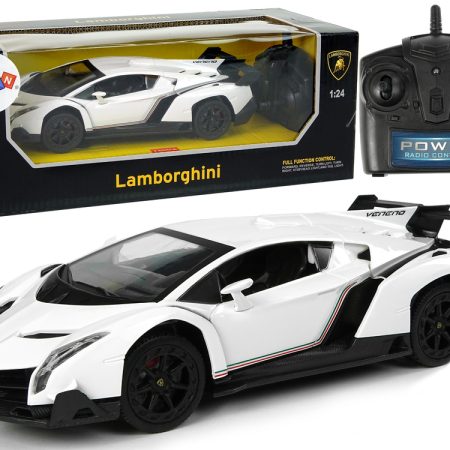 Távirányítós sportautó RC Lamborghini Veneno 1:24 fehér