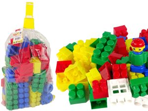 Színes építőkockák K3 közepes 65 db