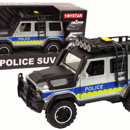 Elektromos játékautó - Off-Road Police 1:14 Friction Drive-val