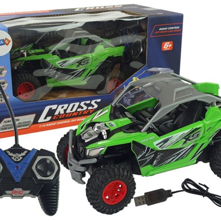 Elektromos játékautó Cross Country terepre távirányítóval