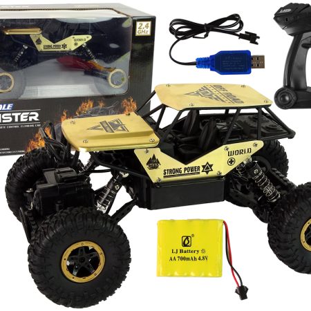 Elektromos RC autó nagy kerekekkel 1:18 műanyagból