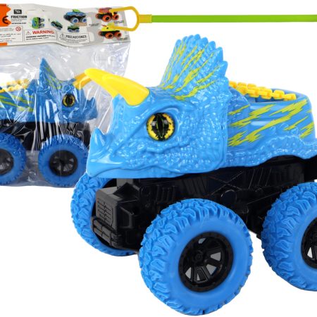 Elektromos játékautó Terepjáró gomb Triceratops Gumi kerekek Kék