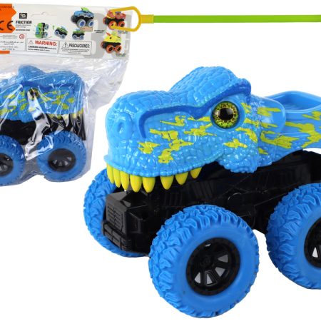 Elektromos játékautó terepgomb Tyrannosaurus Rex gumikerekek kék