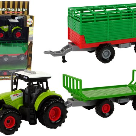 Elektromos játékautó traktor formájú pótkocsival Plébániai játékok