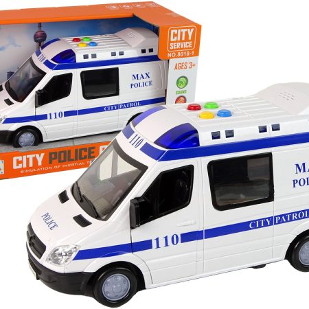 Police Elektromos játékautó súrlódó hajtással