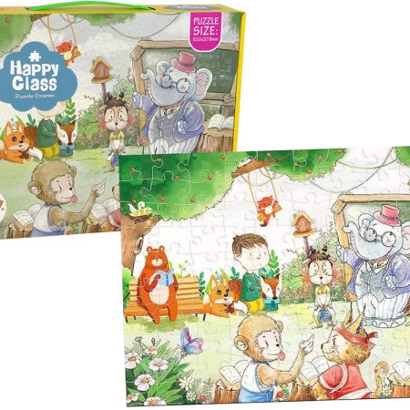 Puzzle School állatoknak 100 darab