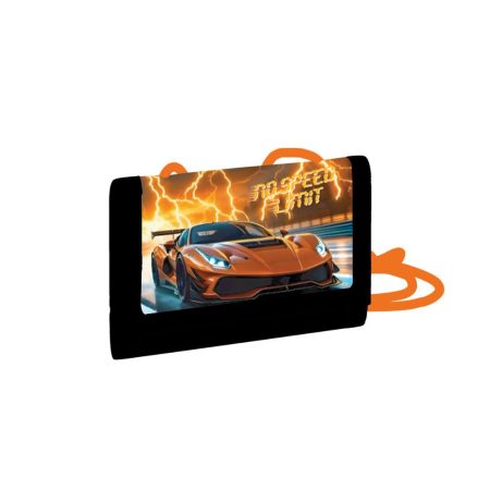 Gyermek textil pénztárca Autó Speed