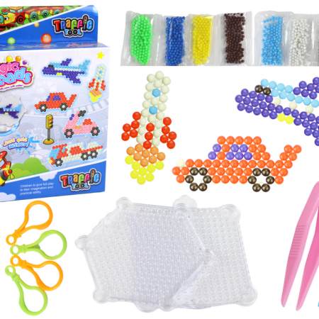DIY Water Beads Set Magic Beads 8 színű járművek
