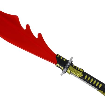Izzó piros elemes machete gyerekeknek - harci fegyver