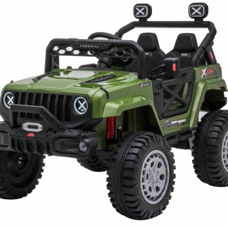 Elektromos dzsip Off-road Speed 4x4 zöld