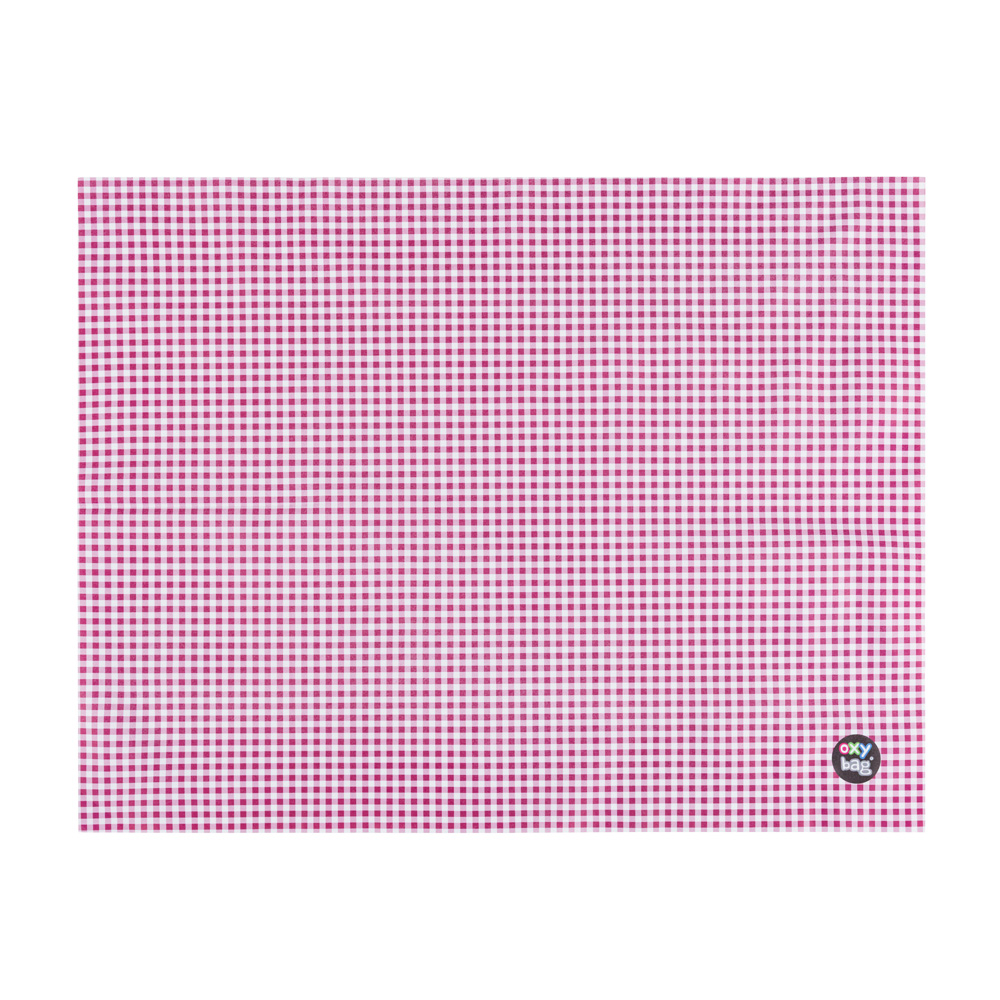 Asztalterítő rajzórára 65 x 50 cm piros-fehér kockás