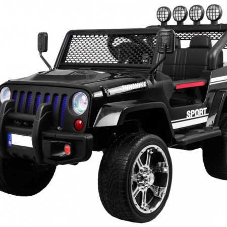 Jeep Raptor 4x4 fekete elektromos játékautó