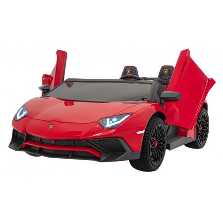 Elektromos autó Lamborghini Aventador SV Strong 200W 24V piros