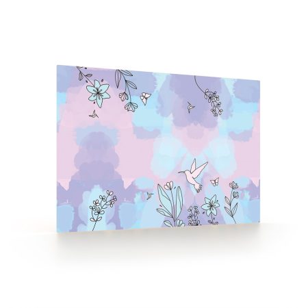 Íróasztali alátét lila kolibri