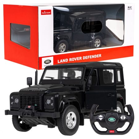 Távirányító R/C autó Land Rover Defender Rastar 1:14 Fekete