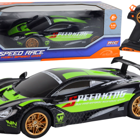 Távirányító R/C Car Speed 1:10 zöld