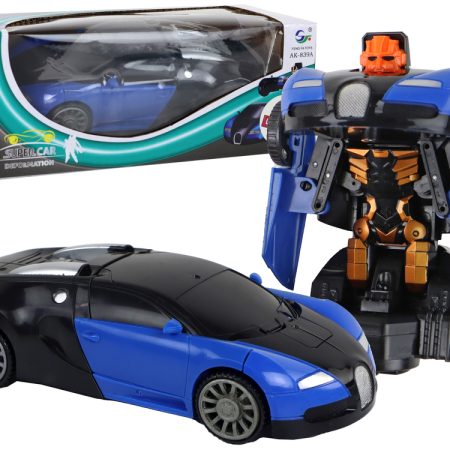 Auto-Robot 2 az 1-ben Bugatti Blue fényeffektusokkal