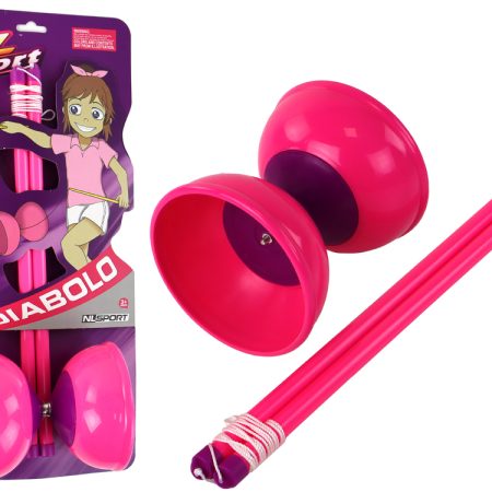 Ügyességi Játék Yo-Yo Juggling Diabolo Pink 13