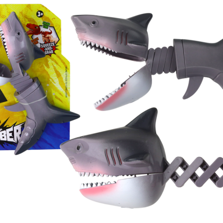 Toy Bite Snapper Shark Spring Grey