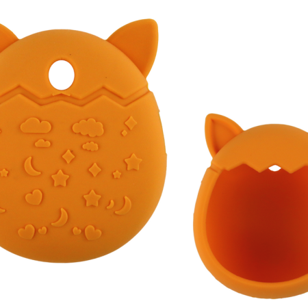 Tamagotchi narancssárga szilikon tok