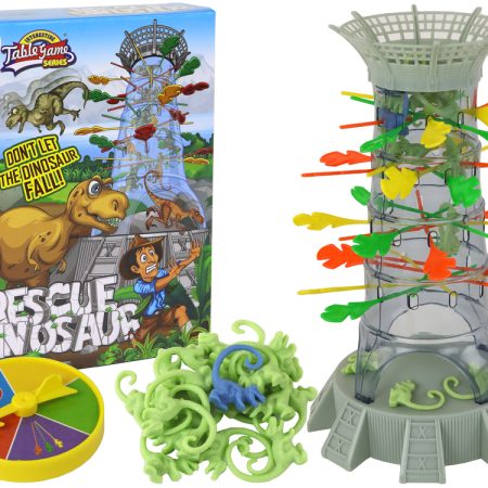 Családi ügyességi játék Falling Dinosaurs Stick Tower