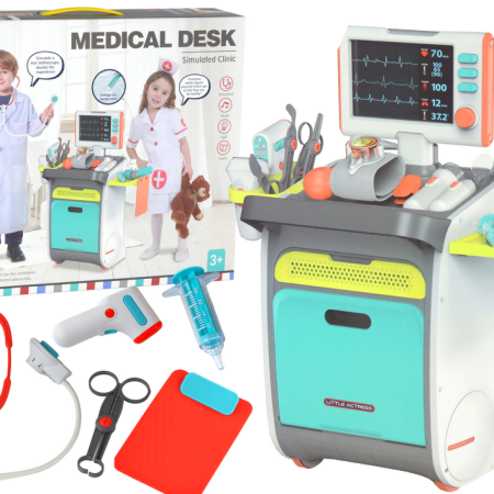 Little Doctor Set - röntgen EKG Orvosi kosár tartozékok