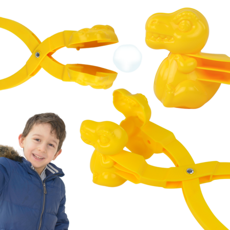 Hógép hógolyók készítéséhez Dinosaurus Yellow'