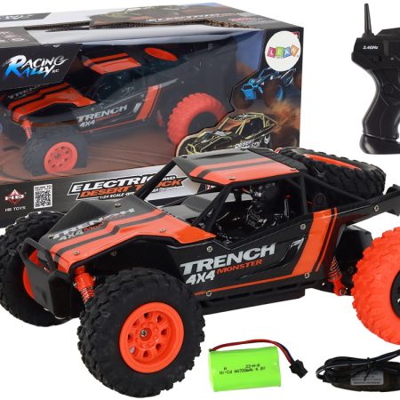 Terepjáró játék távirányító R/C 1:24 narancs
