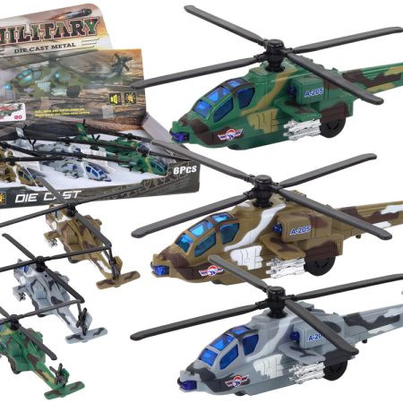 Katonai helikopter - Helikopter Military Aluminum Mix Sound Light