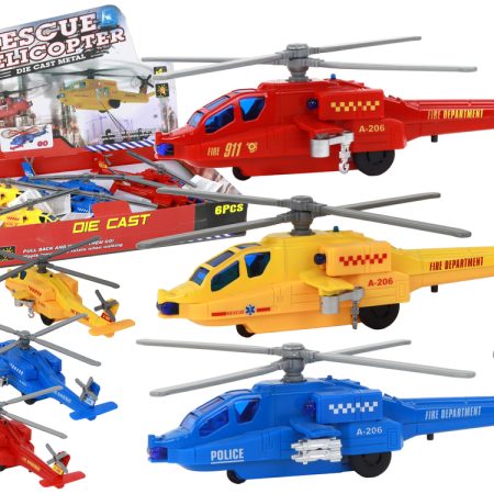 Helikopter alumínium mentőhelikopter mix hangfény meghajtással