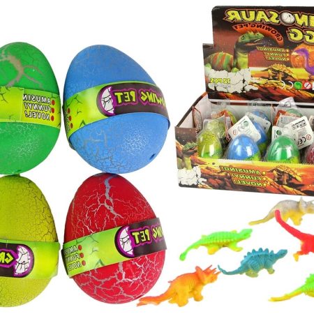 Csírázó varázslatos dinoszaurusz tojás 6 cm-es színes