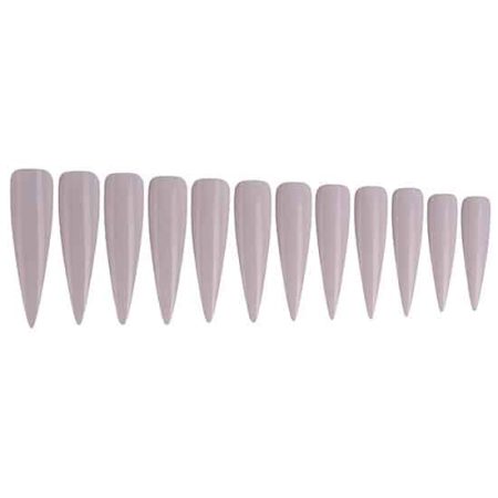Tip - stiletto white gyakorló tip (11-s méret)