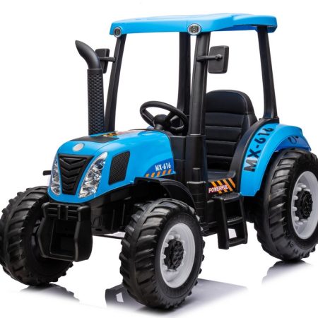 Gyermek elektromos traktor A011 24V 400W kék