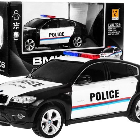 R/C BMW X6 1:24 távirányítós rendőrautó Szín: Fekete