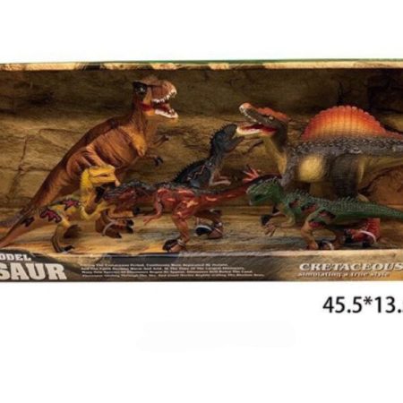 Gyerek dinoszaurusz készlet 23 cm Tyrannosaurus Rex+ 23 cm Spinosaurus