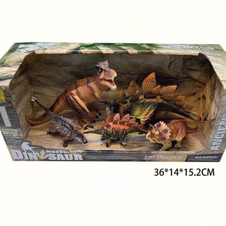 Gyerek dinoszaurusz készlet Őskori világ 23 cm Tyrannosaurus rex