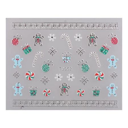 Matrica Christmas TJ052 Silver ()