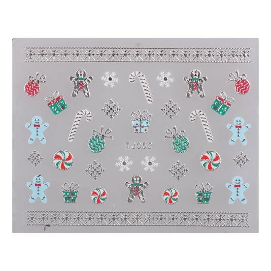 Matrica Christmas TJ052 Silver ()