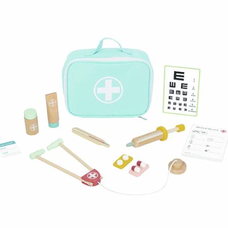 Fából készült orvosi készlet