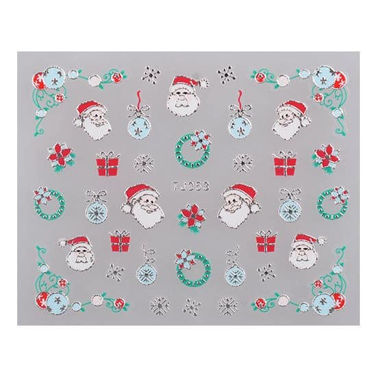 Matrica Christmas TJ053 Silver ()